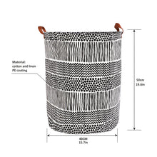 Load image into Gallery viewer, Foldable Laundry Basket Large Capacity Laundry Hamper Storage Bag Clothes Toy Picnic Printed Storage Organizer Bucket