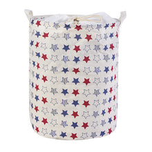 Load image into Gallery viewer, Foldable Laundry Basket Large Capacity Laundry Hamper Storage Bag Clothes Toy Picnic Printed Storage Organizer Bucket