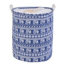 Load image into Gallery viewer, Foldable Laundry Basket Large Capacity Laundry Hamper Storage Bag Clothes Toy Picnic Printed Storage Organizer Bucket